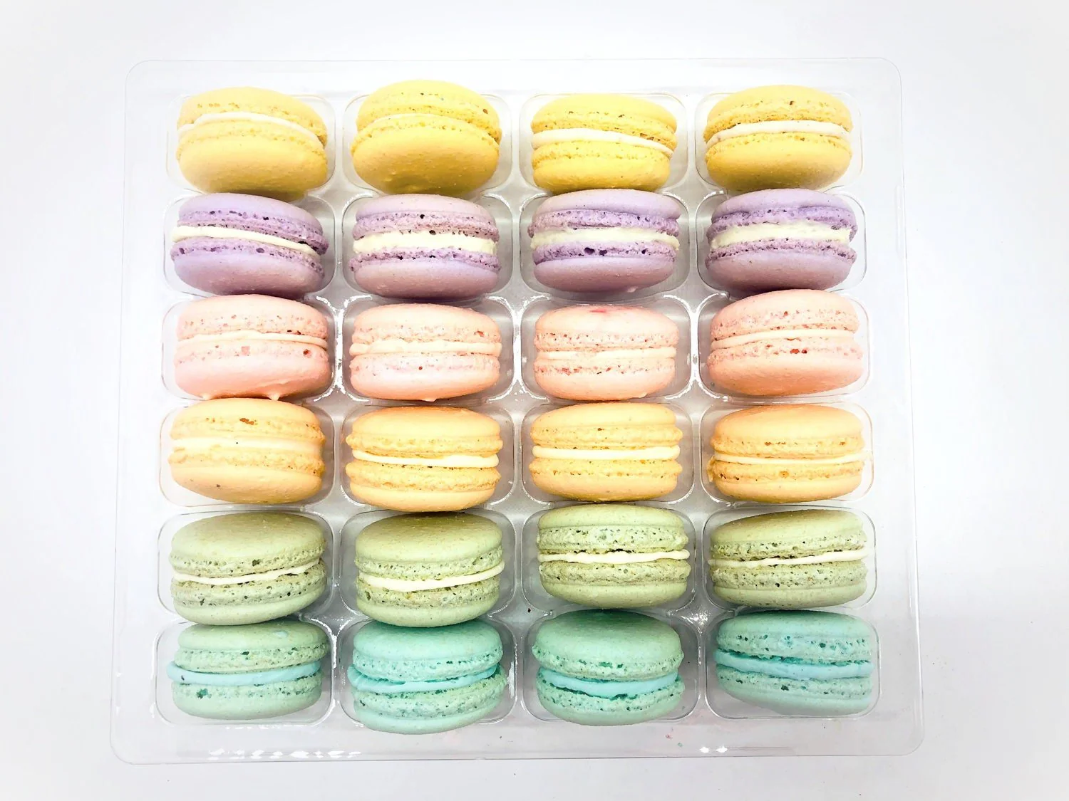 24 Pack Assorted Macaron, The Pastel Set | Great for any party, celebration. - Image 5