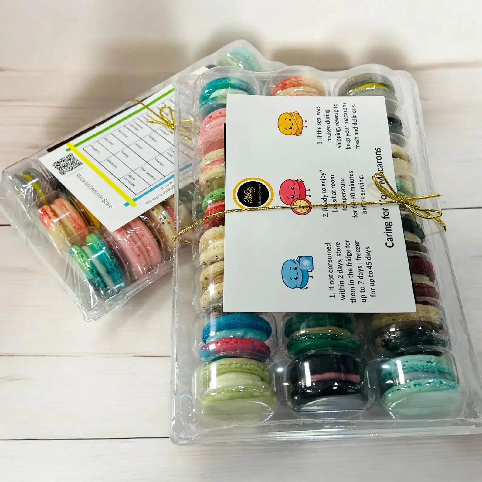 24 Pack | Surprise Me! French Macarons - Flavor Guide Included - Image 10