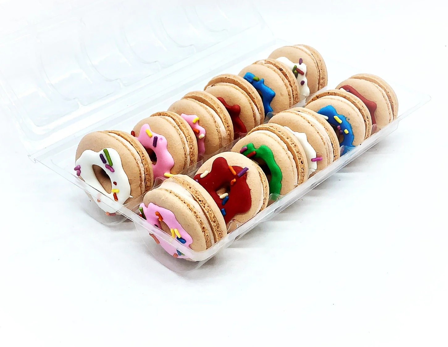 Assorted Donut Vegan Macarons - Image 3