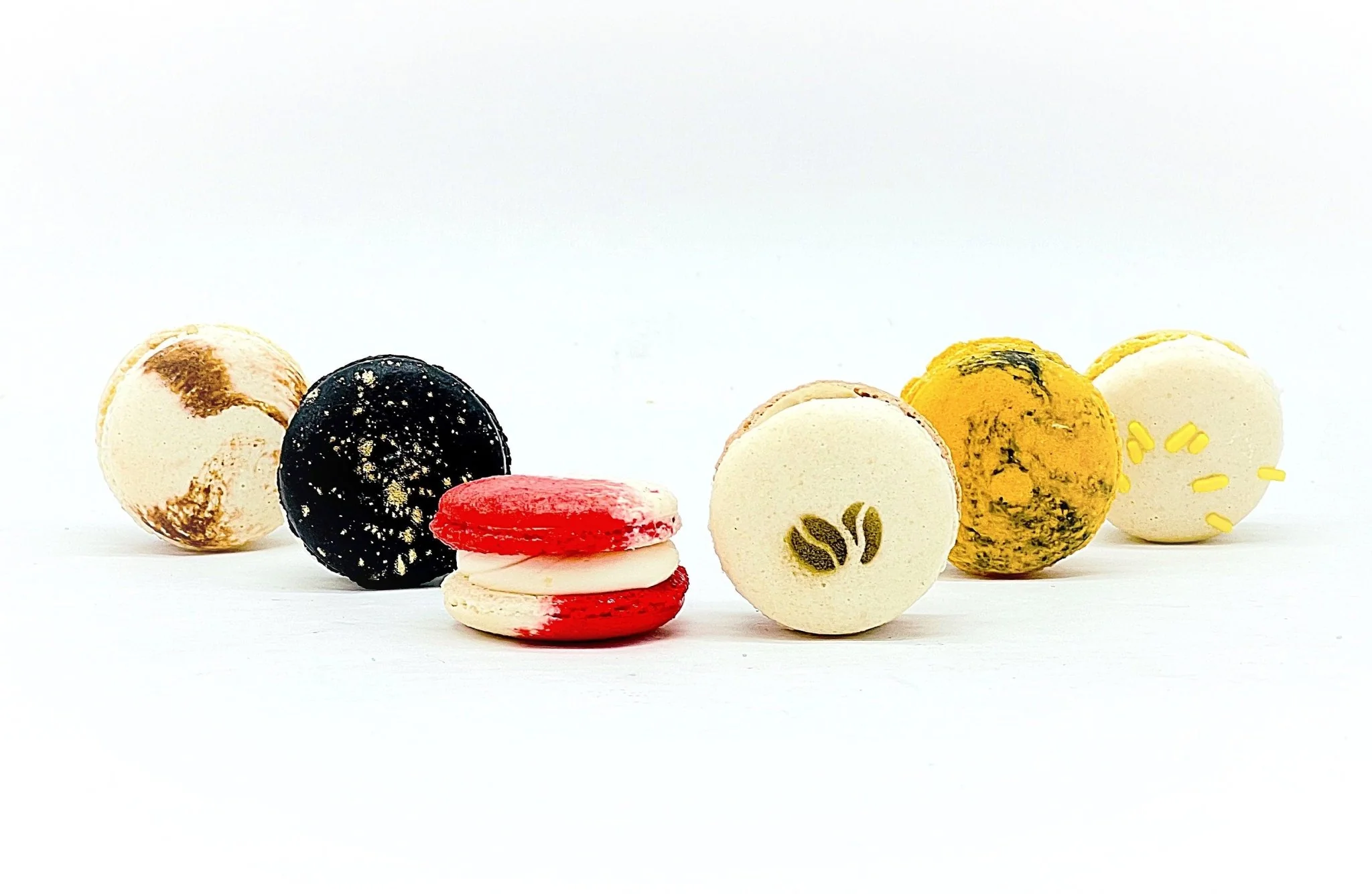 Assorted Macaron, The Winter Set | Great for any party, celebration | Available in 12, 24 and 48 Pack - Image 4