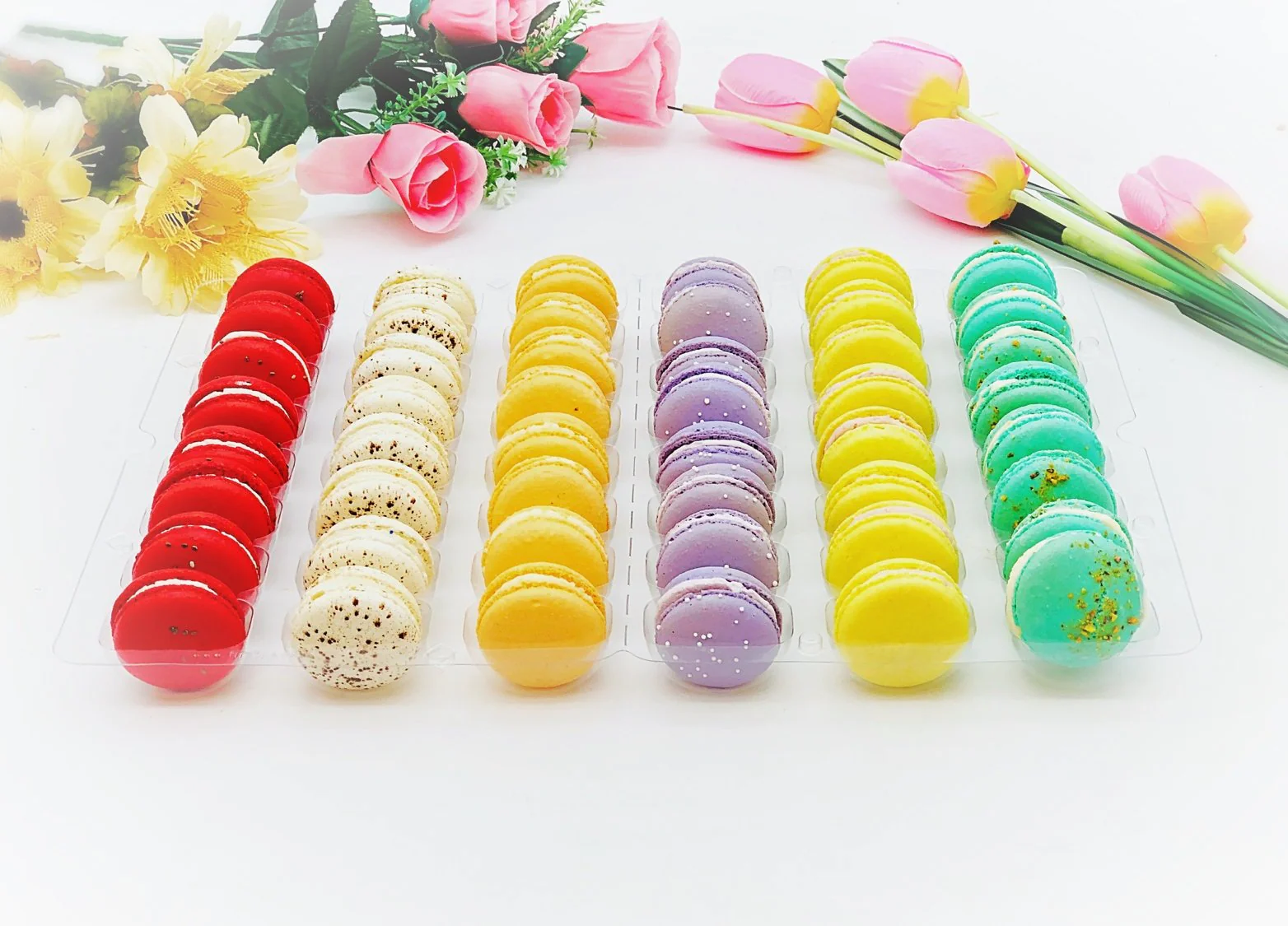 Choose Your Own  French Macarons Available in 48 & 96 Pack - Image 4