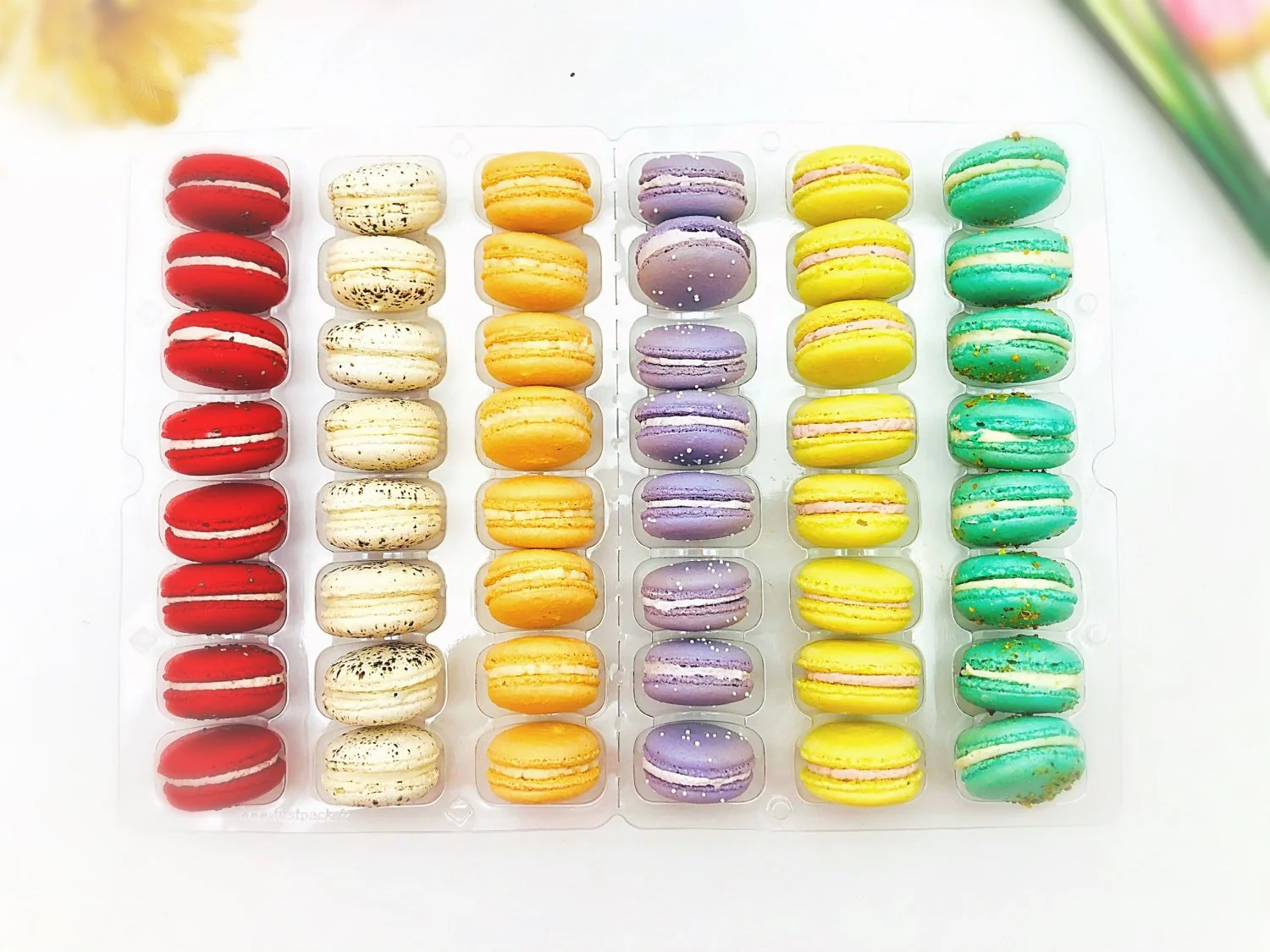 Choose Your Own  French Macarons Available in 48 & 96 Pack - Image 5