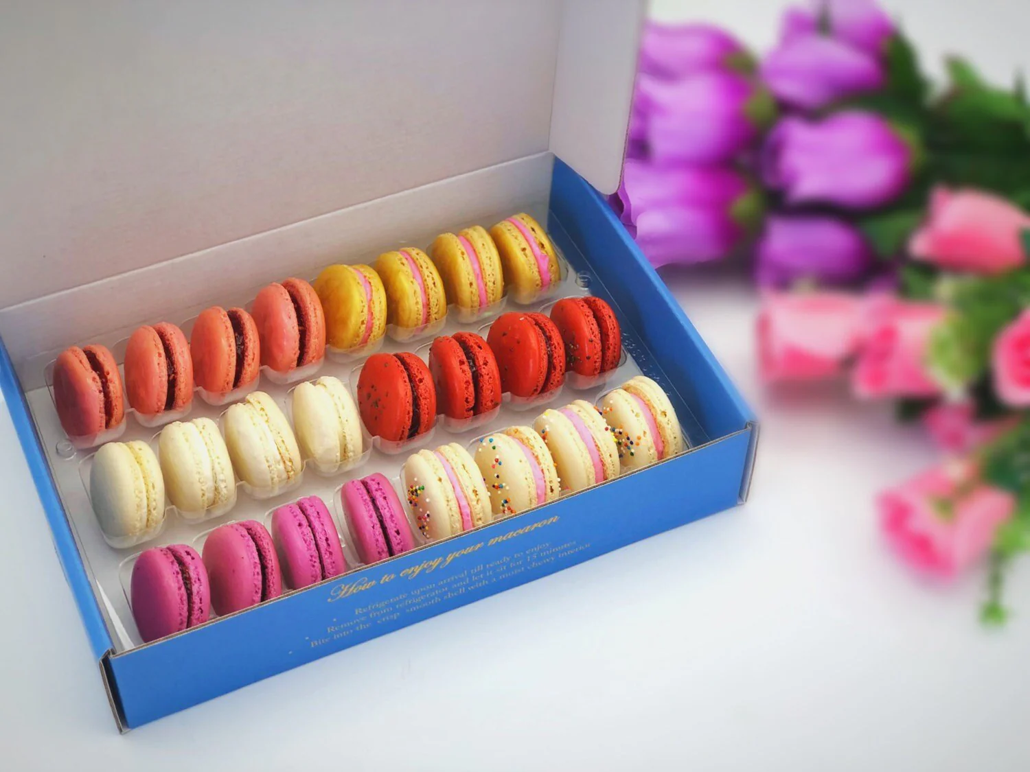 Gluten free macarons. Gender reveal party! It's a girl. - Image 4