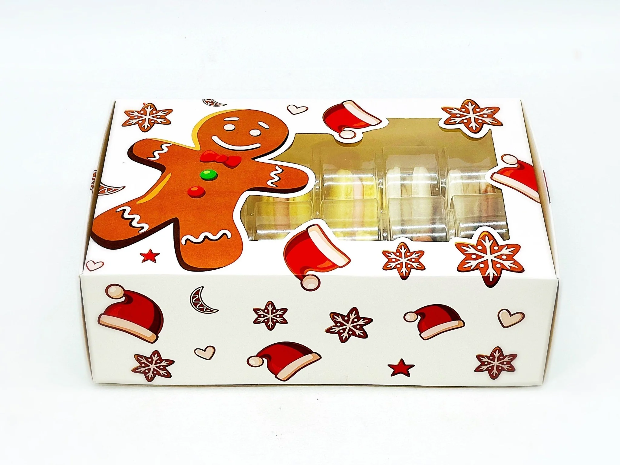 Holiday Gift Box Surprise Me! 12 Pack Vegan French Macarons Set | Dairy Free | 12 Different Flavors of Fun! - Image 3